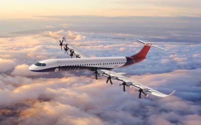 Upcoming electric aircraft to fly 500 miles with 90 passengers