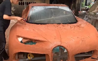 Friends create homemade Bugatti Chiron for those who don’t have millions of dollars