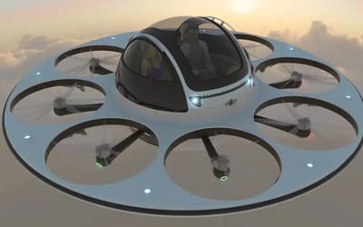 Forget UFOs this Identified Flying Object with eight electric engines could truly fly