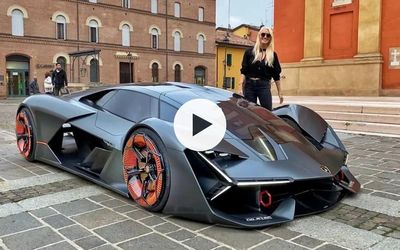 The Lamborghini Terzo Millennio is from the future