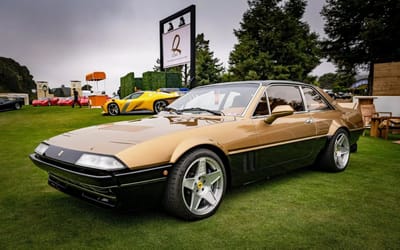 American dropped nearly $2 million customizing his Ferrari 412 and what he got was out of this world