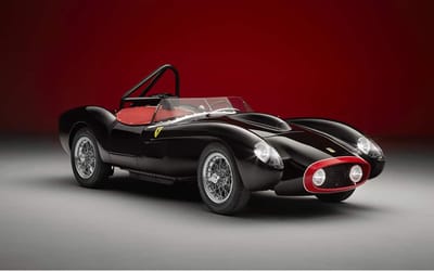 The Ferrari Testa Rossa J is a fully-electric mini racer