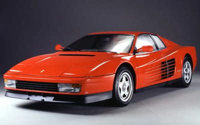 Man takes Ferrari Testarossa on a 2,000-mile road trip on slippery winter roads