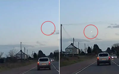 Witnesses film ‘fireball’ hurtling across the sky as they’re left wanting answers