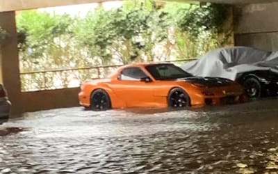 Mississippi hero saves complete stranger's Mazda RX-7 from floodwaters in genius move
