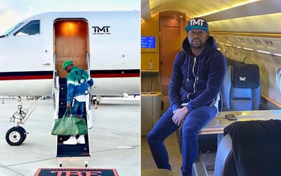 Floyd Mayweather’s $50m private jet is a flying palace