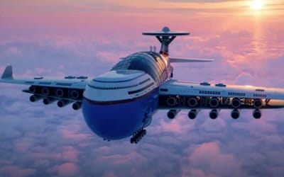 Inside the giant flying hotel that will ferry 5,000 people through the sky and never land