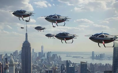 Major cities are racing to make flying taxis a reality