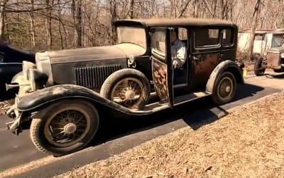 94-year-old REO Flying Cloud discovered in dusty barn but there’s a mystery that needs solving