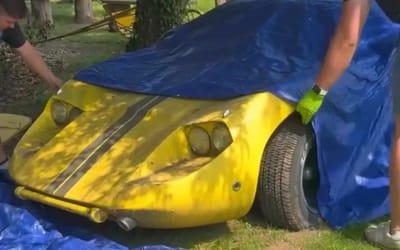 Man tasked with clearing things from foreclosed Ohio home has other ideas for abandoned 'Ford GT' he discovers