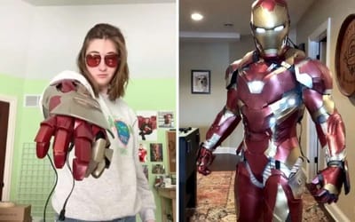 TikTok star builds fully functional Ironman suit with her 3D printer and the process is crazy