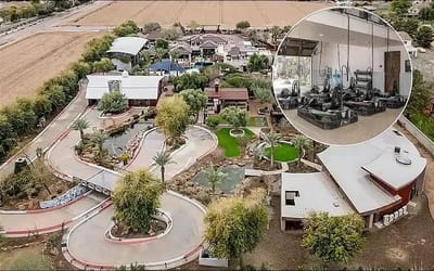 Mansion in Arizona has its own go-kart track and an unbelievable stocked garage