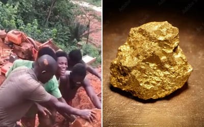 Young miners dig up gold nugget that could be worth millions