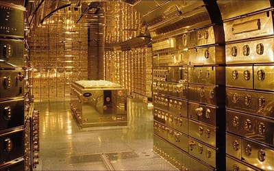 World’s largest gold vault in New York stores 6,000+ tons of gold 80 feet below street level