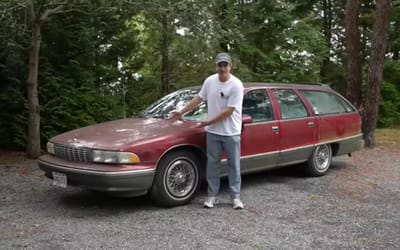 Man finds his grandpa's beloved car abandoned on an island after 30 years and attempts to drive it home