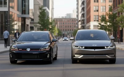 US electric car driver blows his EV doubter co-worker's mind after sharing full comparison of efficiency between his 2018 GTI and Ioniq 5