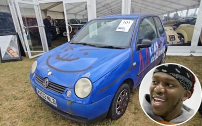 Man ends up paying a lot more than expected for KSI's old Volkswagen Lupo from Sidemen challenge