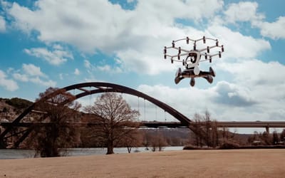 Unbelievable $500,000 human drone is completely made out of carbon fiber