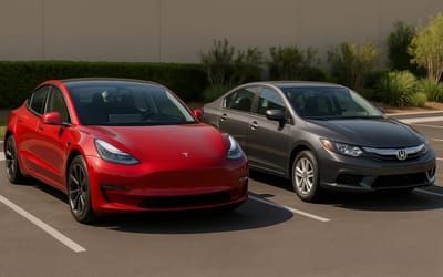 Full breakdown reveals how much it costs a month to charge a Tesla compared to a Honda Civic hybrid