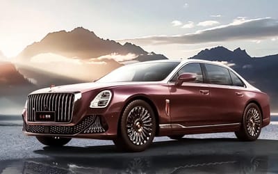 Hongqi’s new Guoya luxury sedan borrows design elements from Bentley, Cadillac, and Rolls-Royce