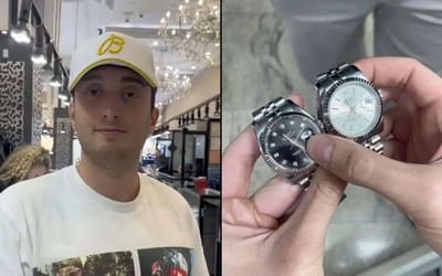 Dealer shows how to spot a fake Rolex