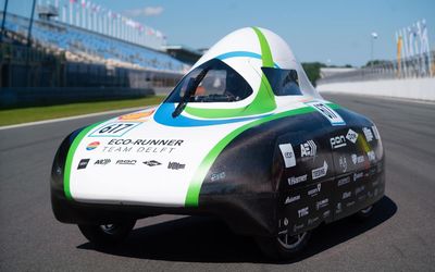 This hydrogen car is aiming for record mileage on a single tank