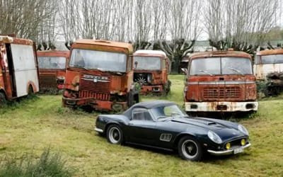 Most expensive barn find of all time was 1961 Ferrari 250 GT SWB California Spyder that sold for staggering $16.2M