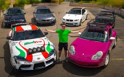Boston man shows off his unreal car collection that started from $0 just 3 years ago