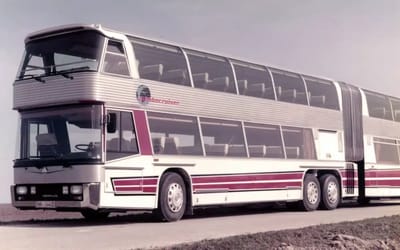 World's largest bus carried 144 people and was so big it was like an Airbus A380 on the highway