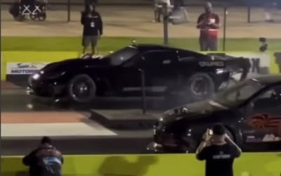 Corvette owner humiliates Honda Civic driver in an unnecessary way during Texas drag race