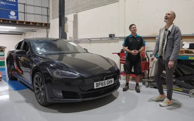 Man can't believe UK’s cheapest Tesla not crash-damaged at $6.7K and comes with free charging for life