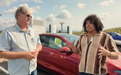 Self-proclaimed 'petrol-guzzling enthusiast' said he finally converted to electric cars 'to do the right thing'