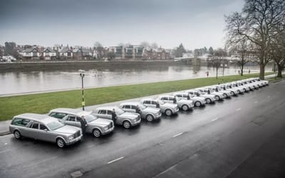 The largest fleet of Rolls-Royce cars in Europe belongs to a funeral service rather than a billionaire