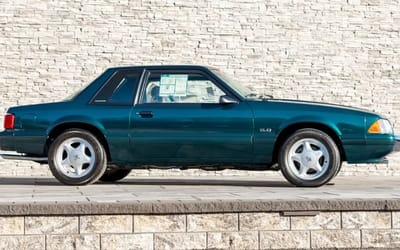 This 1992 Ford Mustang that's still wrapped in plastic just sold for nearly 10 times more than its $16,274 sticker price