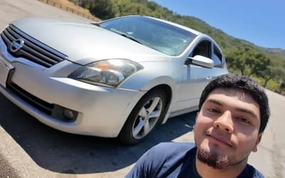 California man reveals how buying a used 2007 Nissan Altima with 284,000 miles has saved him from debt