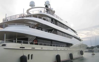 American billionaire went from living in a one-bed flat to owning a $90 million superyacht akin to a floating castle