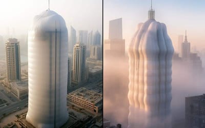 Architecture firm suggests the future is inflatable skyscrapers