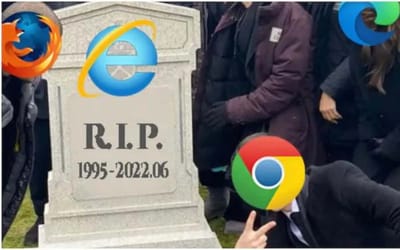 So long old friend! Internet Explorer is officially dead and the internet is having a field day