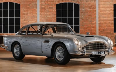 James Bond’s Aston Martin DB5 stunt car sells for $3.5 million at auction