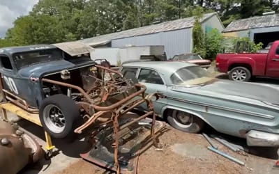 Guy in Tennessee has a hidden junkyard full of 30+ classic cars and he's selling them all