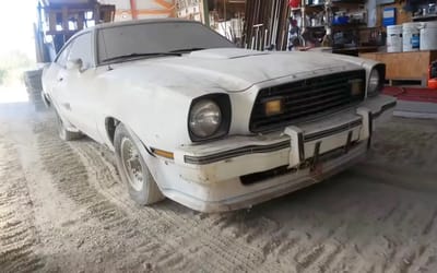 Man attempts to revive this 1978 King Cobra Mustang after decades of neglect