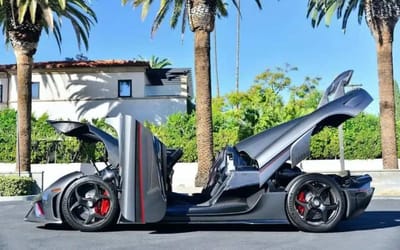 This Koenigsegg Regera has just 28 miles on the clock and it could be yours for $2m