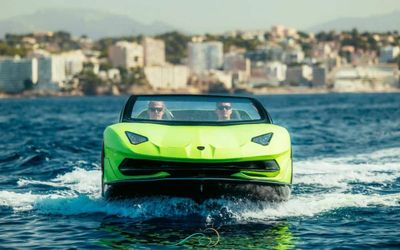 Check out this incredible modified jet ski that looks exactly like a Lamborghini