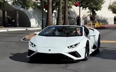 People shocked to discover who the rich kid in the $250K Lamborghini is