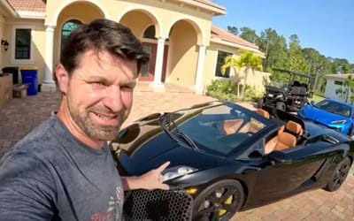 Florida man finds hidden damage on 2006 Lamborghini, and is pumped after fixing it for peanuts vs dealer prices