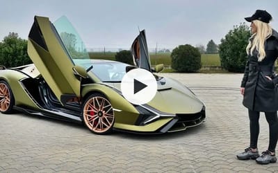 World’s first hybrid Lamborghini start up – Sián FKP 37