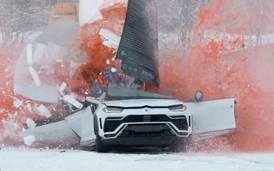 Russian YouTuber demolishes a brand new $250,000 Lamborghini Urus for views