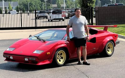 Dad buys Lamborghini Countach in 1989 that son still daily drives today