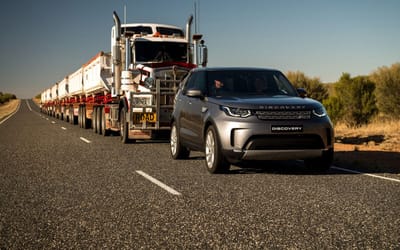 A Land Rover Discovery once took on a 110-tonne road train and defied all odds