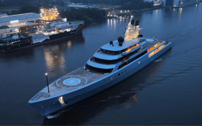 Largest superyacht in America bought by Google co-founder undergoes change